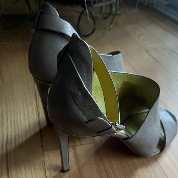 Coach Shoes - Coach Grey Heel